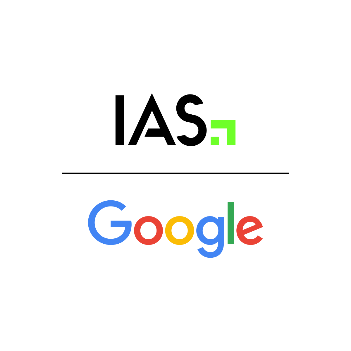 IAS and Google logo lockup.
