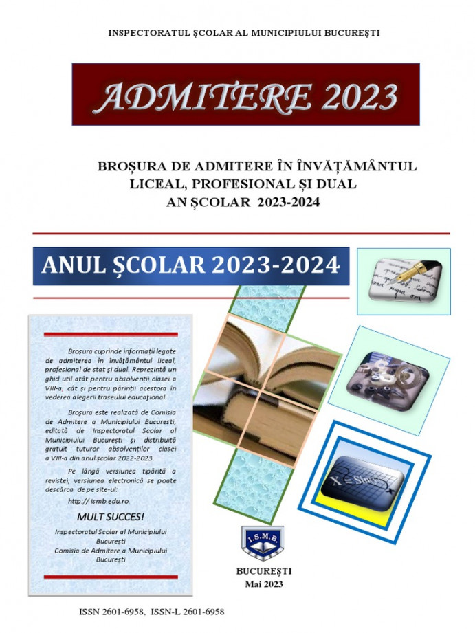 Brosura Admitere Liceu - PDF