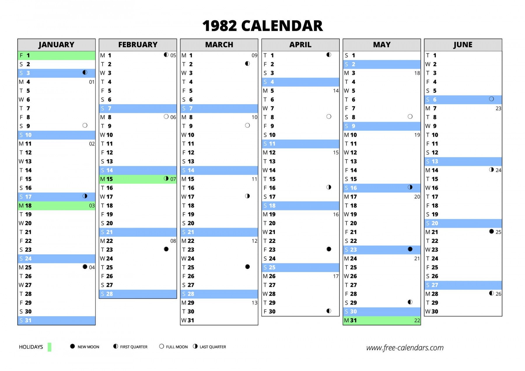 calendar ≡ free-calendars