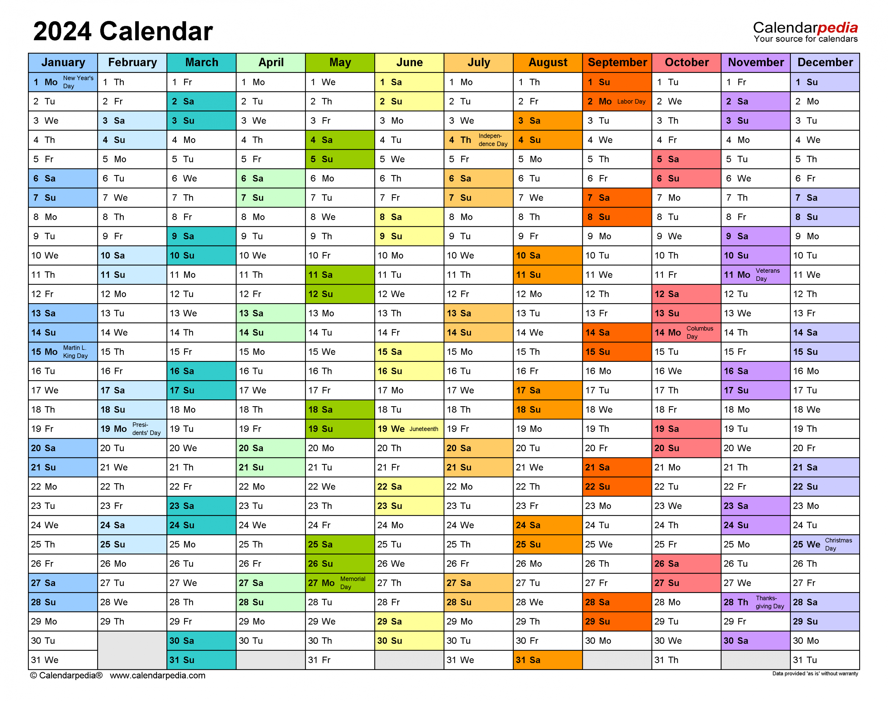 Calendar - Free Printable Excel Templates - Calendarpedia