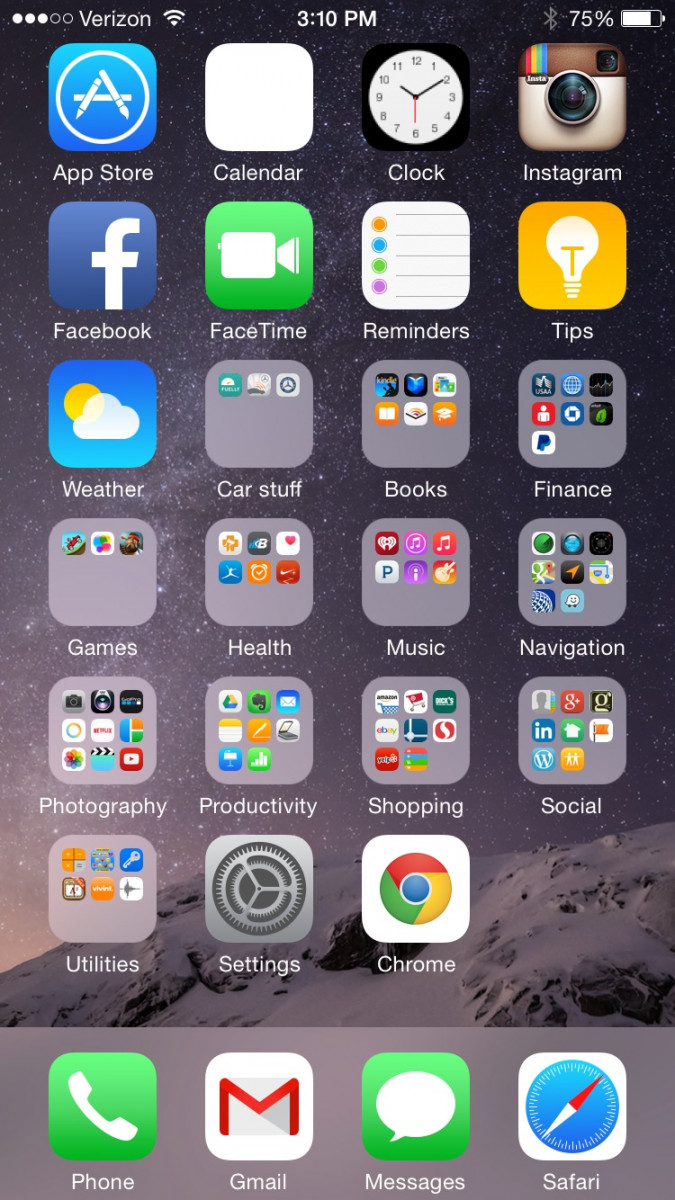 Calendar icon blank on home screen & safa - Apple Community