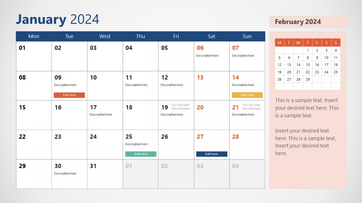 Calendar PowerPoint Template