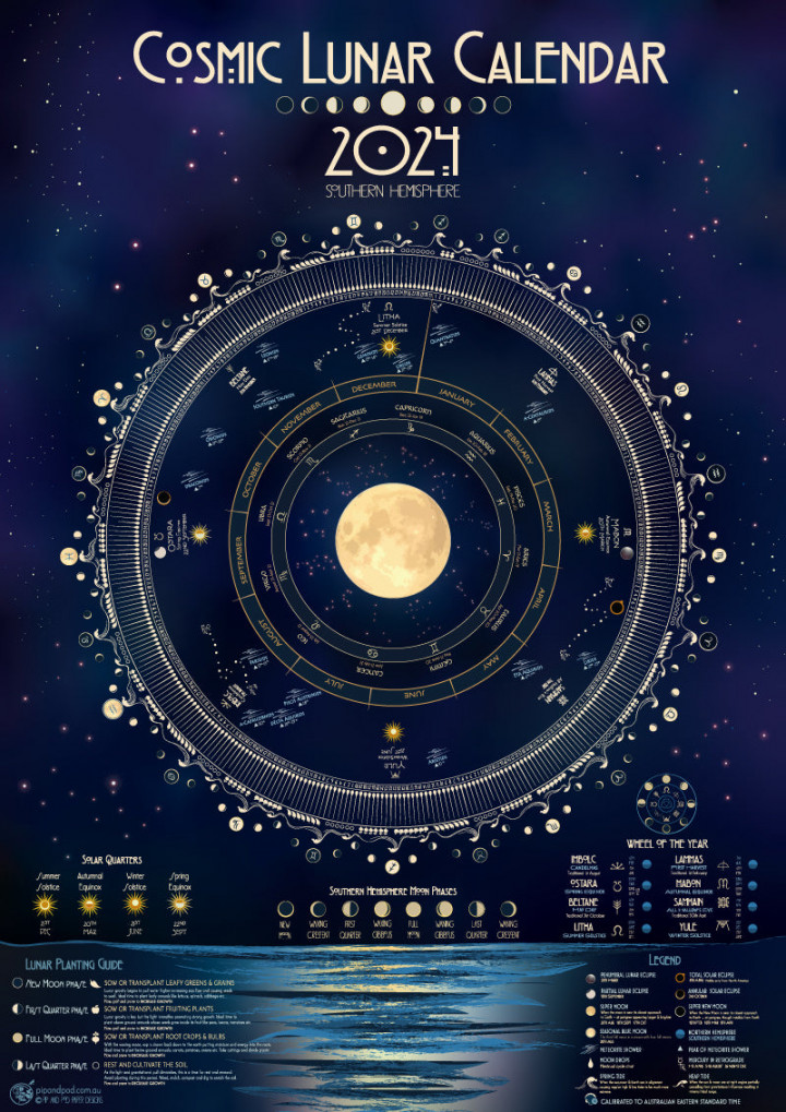 Cosmic Lunar Calendar – Threeworlds Australia