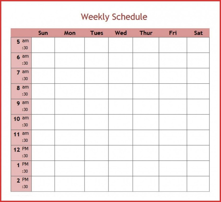 Day Calendar Template Word  Excel calendar template, Weekly