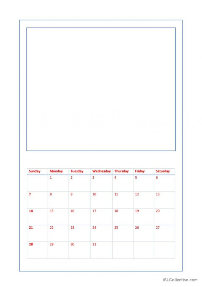 Design your own calendar : English ESL worksheets pdf & doc