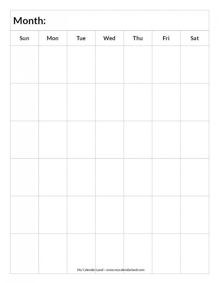Extraordinary Blank Calendar  Weeks  Blank calendar template