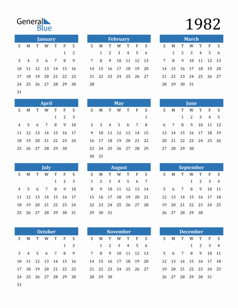 Free  Calendars in PDF, Word, Excel