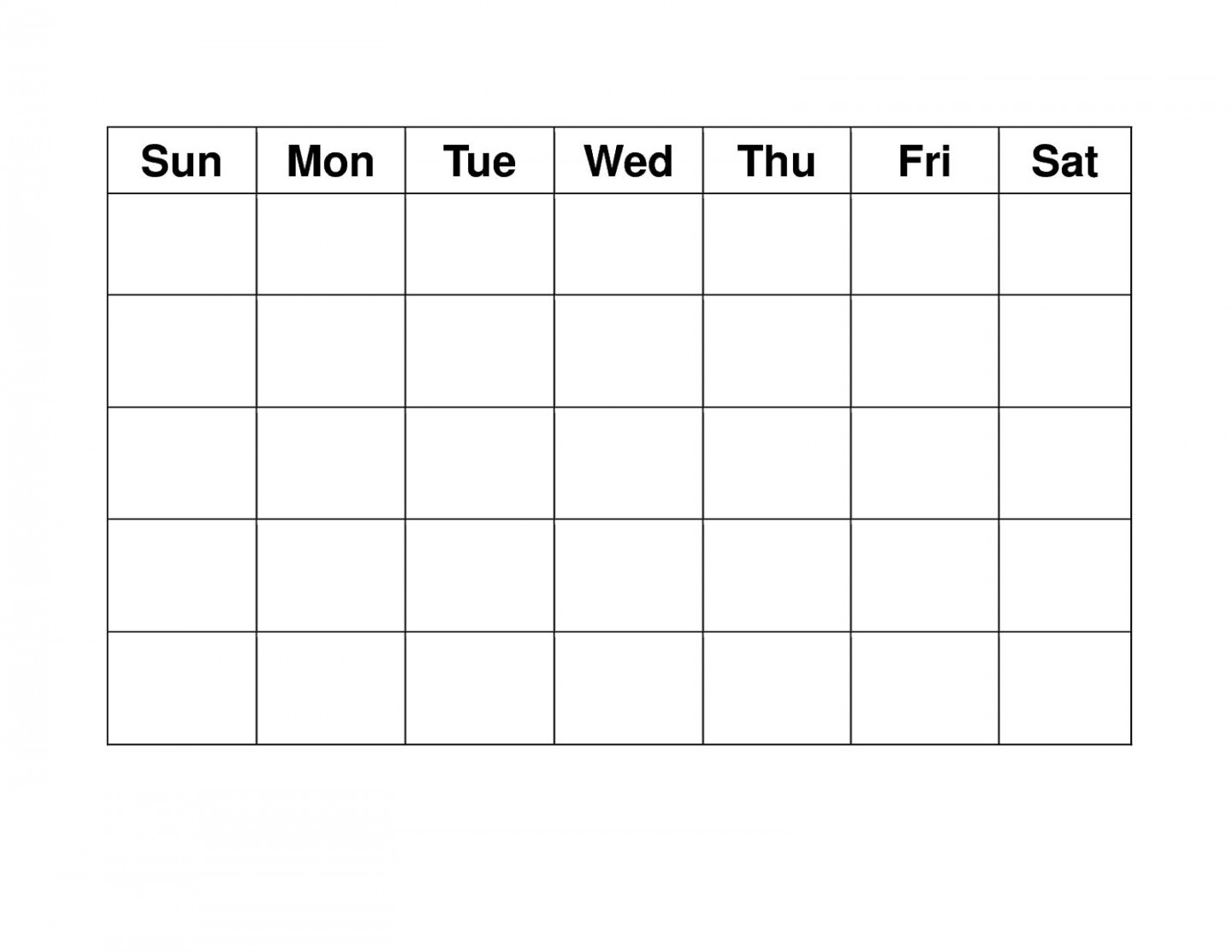Impressive  Week Blank Calendar  Blank calendar template, Free