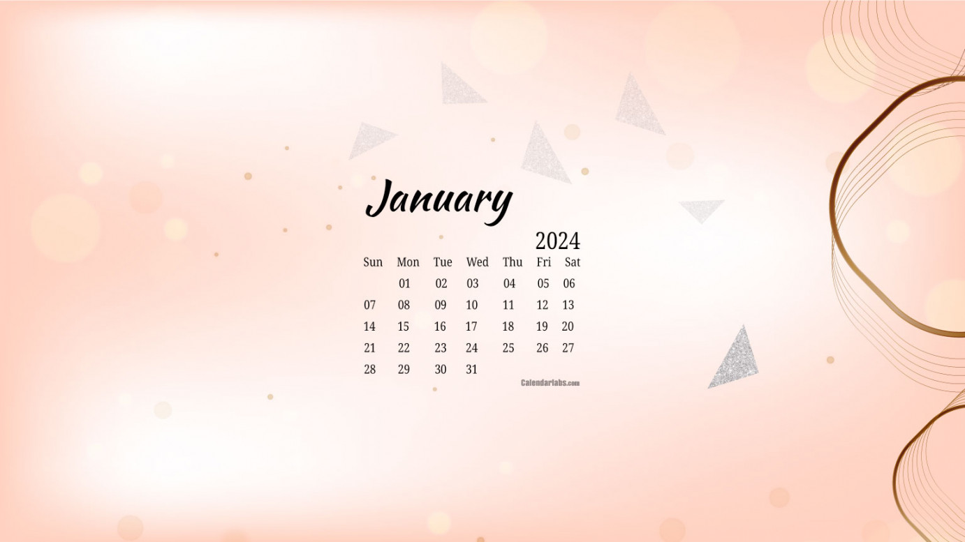 January Desktop Wallpaper Calendar - CalendarLabs