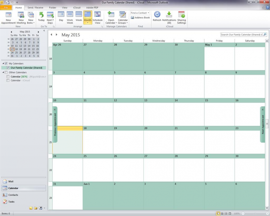Outlook Calendar View Blank - Microsoft Community