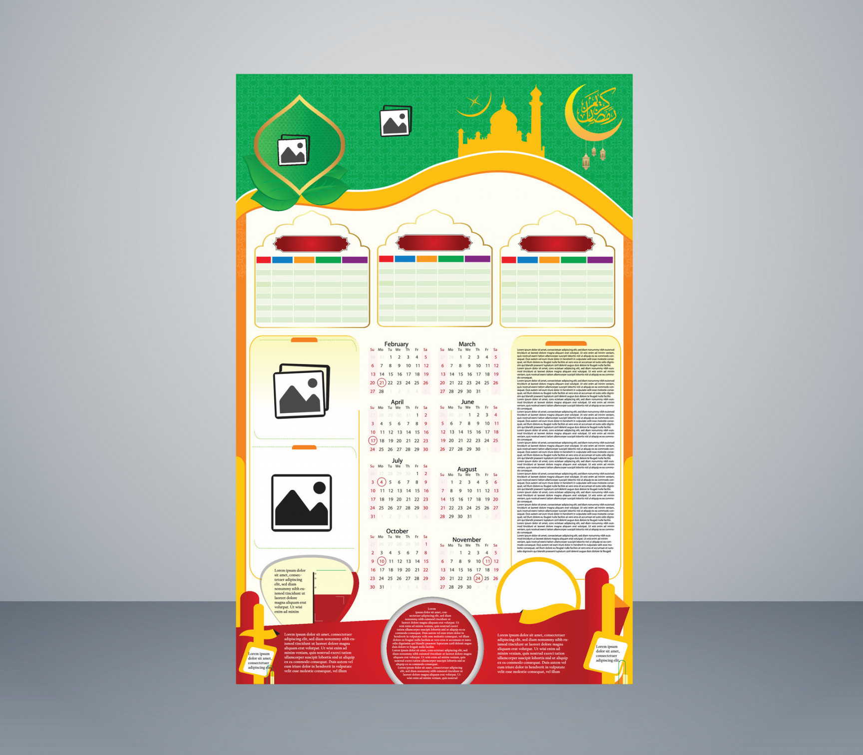 Ramadan schedule  for Prayer times in Ramadan