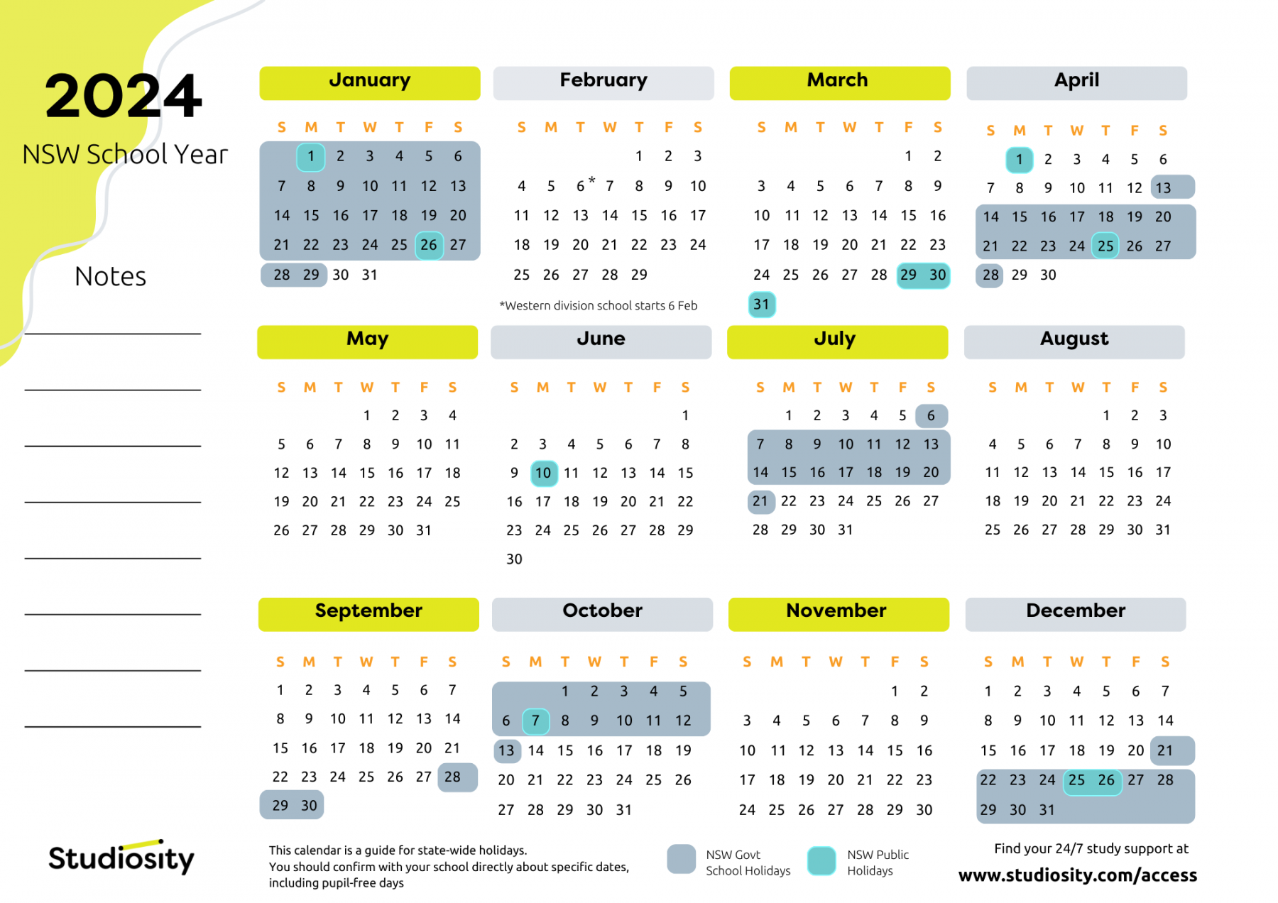 School terms and public holiday dates for NSW in   Studiosity