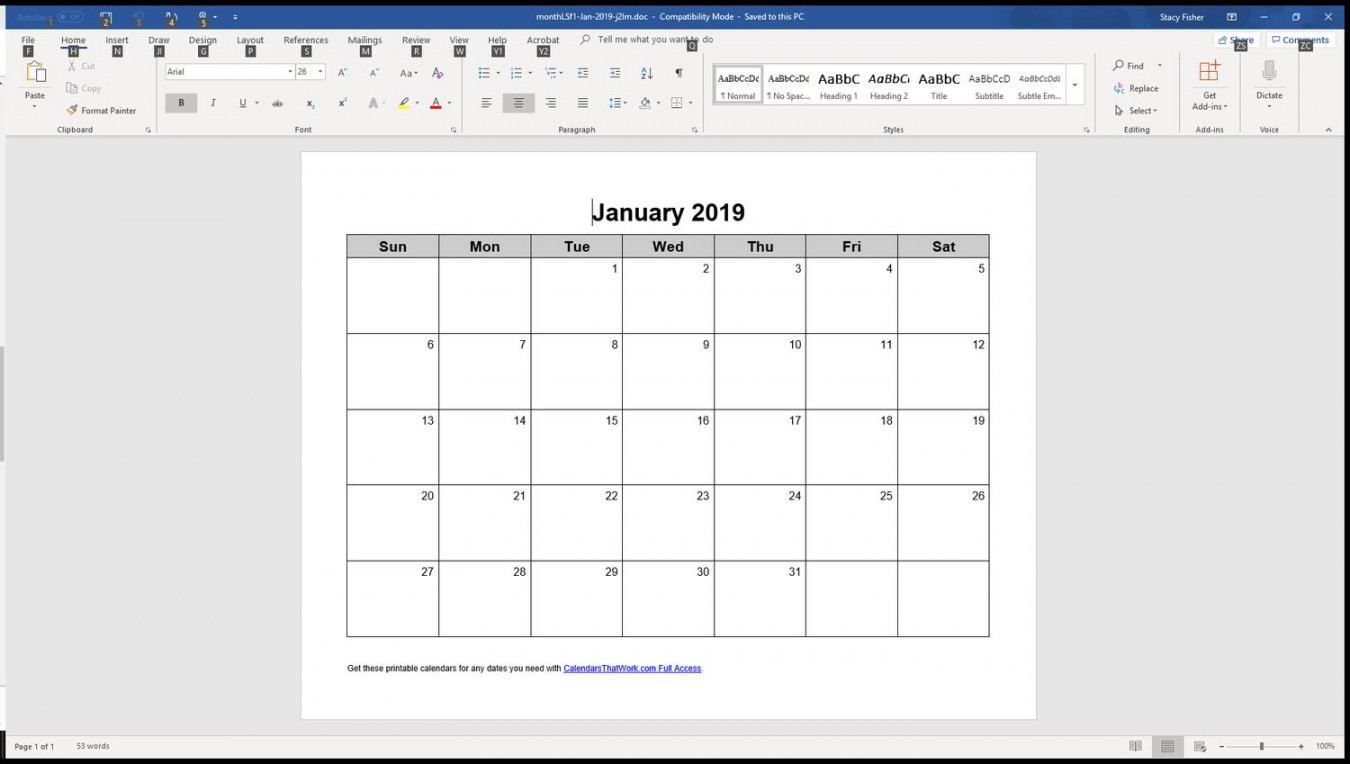 Top Place to Find Free Calendar Templates for Word