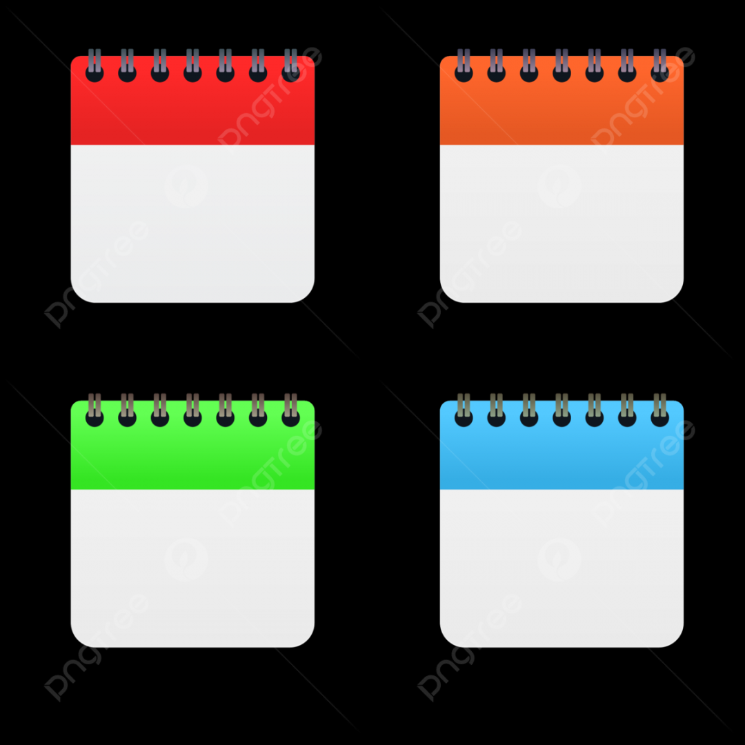 Blank Calendar Clipart Transparent Background, Paper Blank