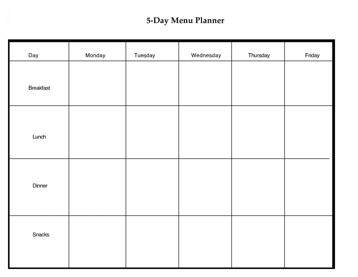 Day Weekly Planner Printable  scope of work template  Weekly