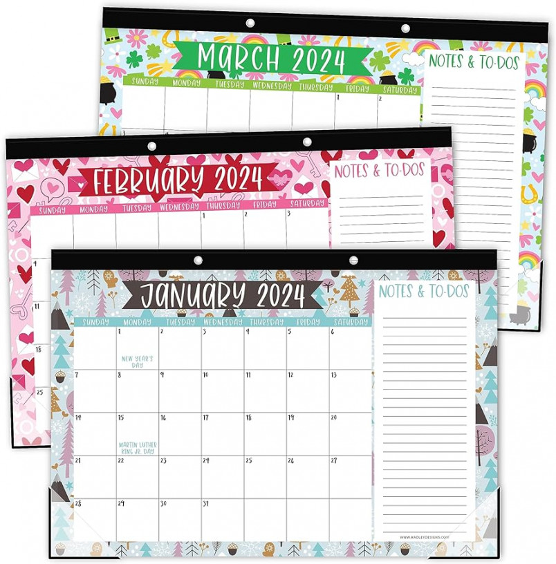 Doodle Large Desk Calendar - - Desk Calender  Monthly, Desktop  Calendar -, Desk See more Doodle Large Desk Calendar - -