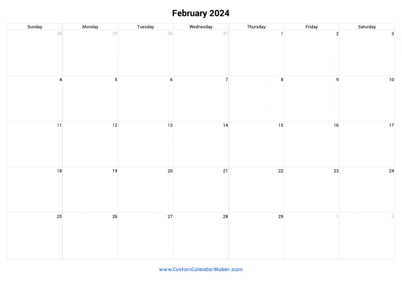 February  Printable Calendar With Australia Holidays