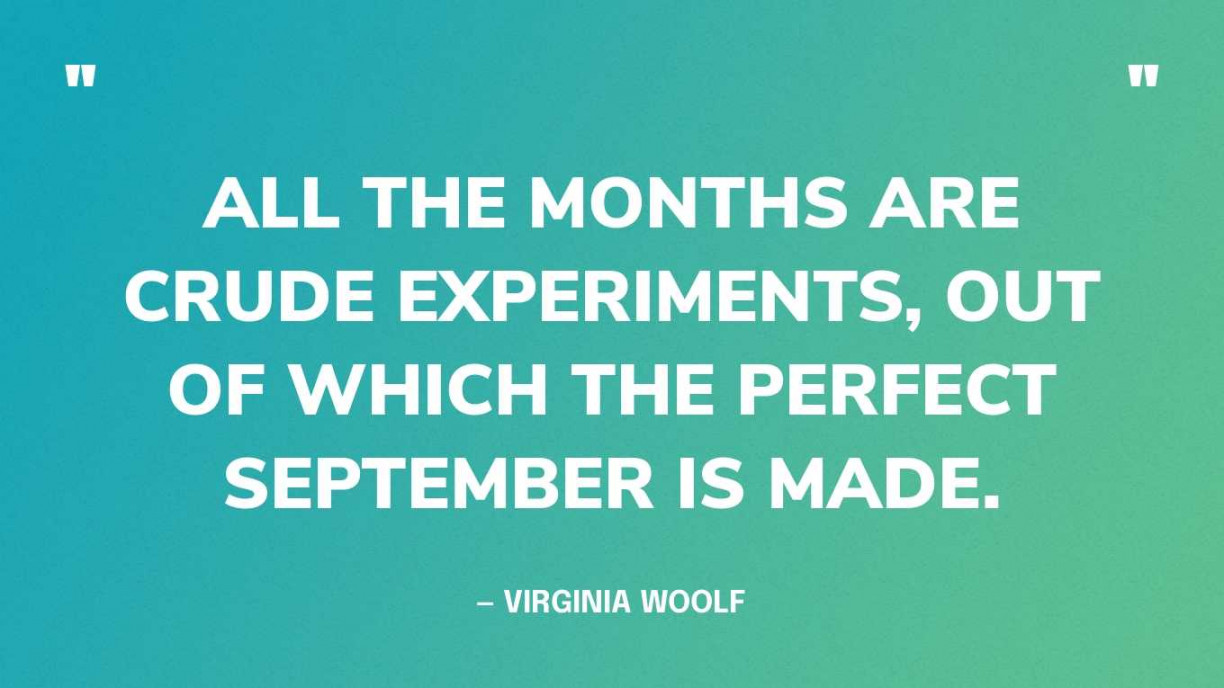 Inspirational Quotes for the Month of September ()