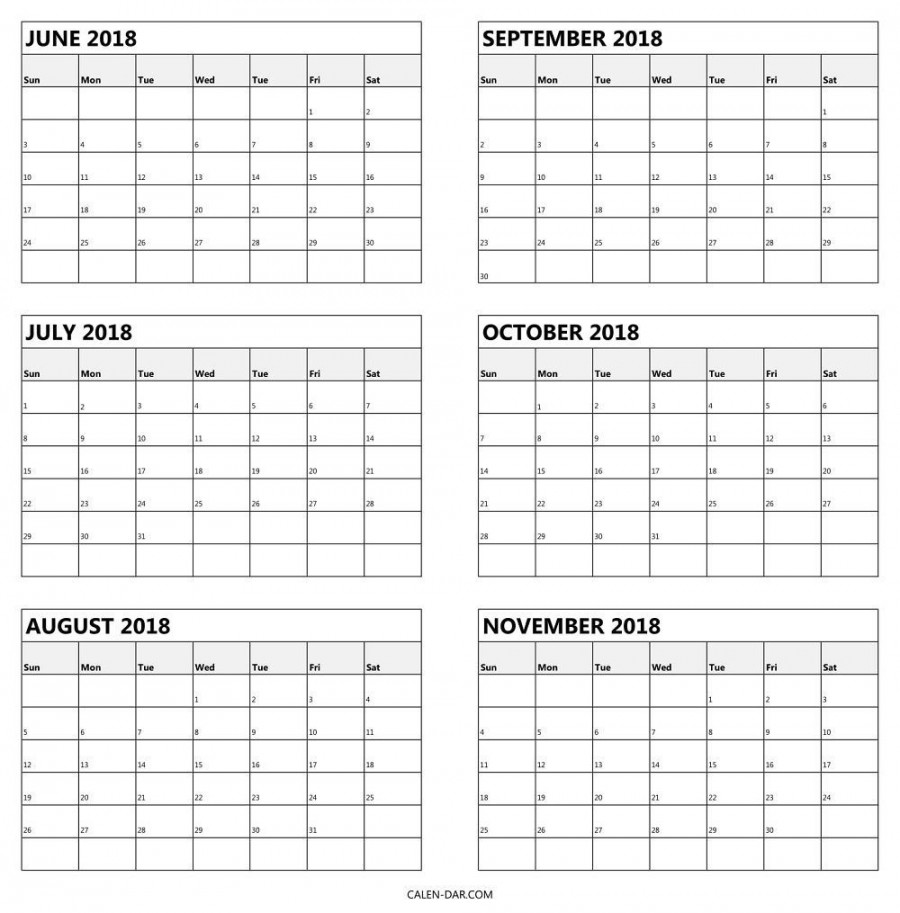 Month Calendar Template in   Blank calendar template