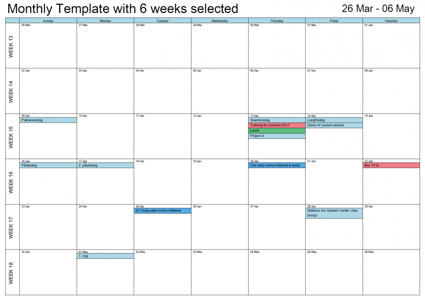 Outlook printable calendar in A/A  Outlook Calendar Print