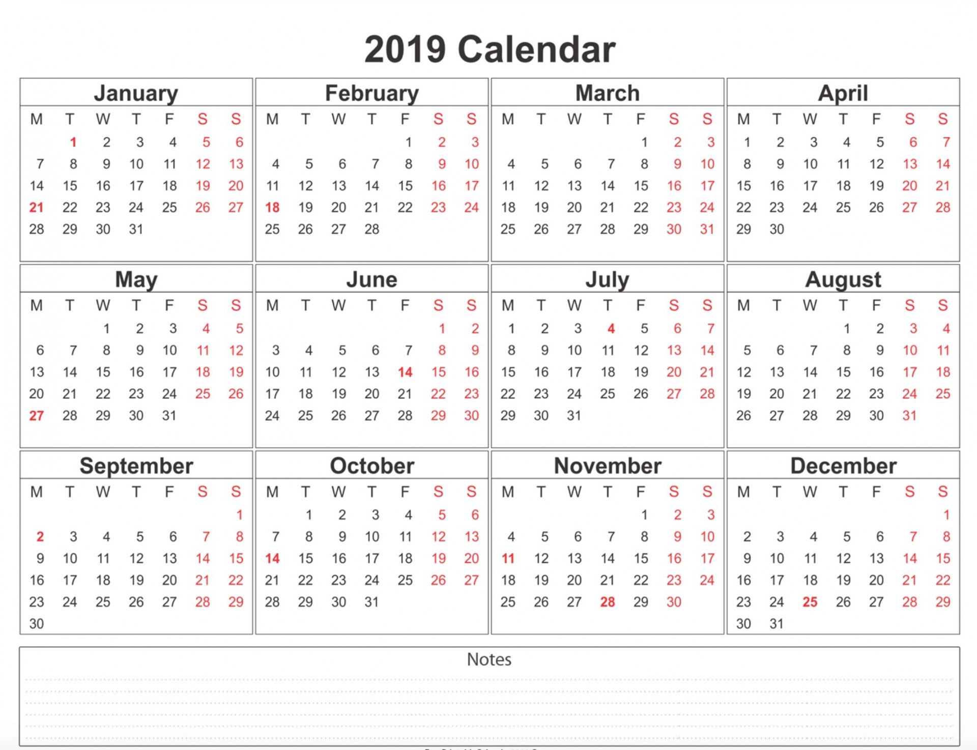 Printable Calendar  Month   month calendar printable, Blank
