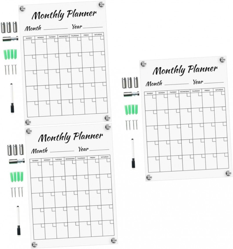 Sets Monthly Plan Message Board Blank Calendar Magnetic Signs Blank Flags  Calendar White Board MagSee more  Sets Monthly Plan Message Board Blank