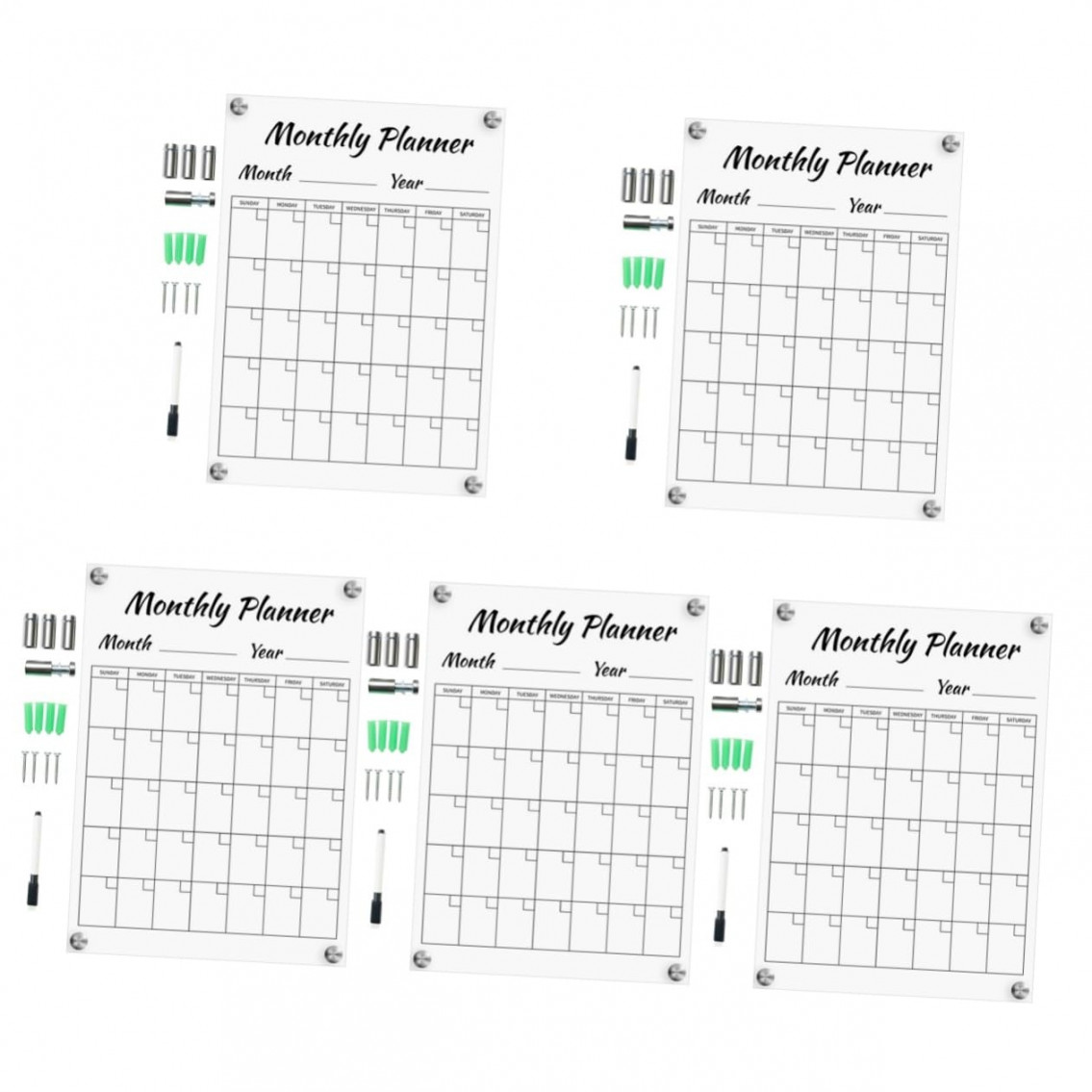Sets Monthly Plan Message Board wall memo board whiteboard calendar dry  erase calendar kit classroSee more  Sets Monthly Plan Message Board wall