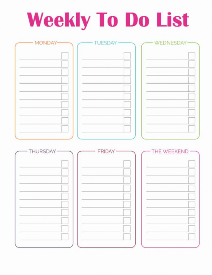 Weekly To Do List Template Printable - Freebie Finding Mom