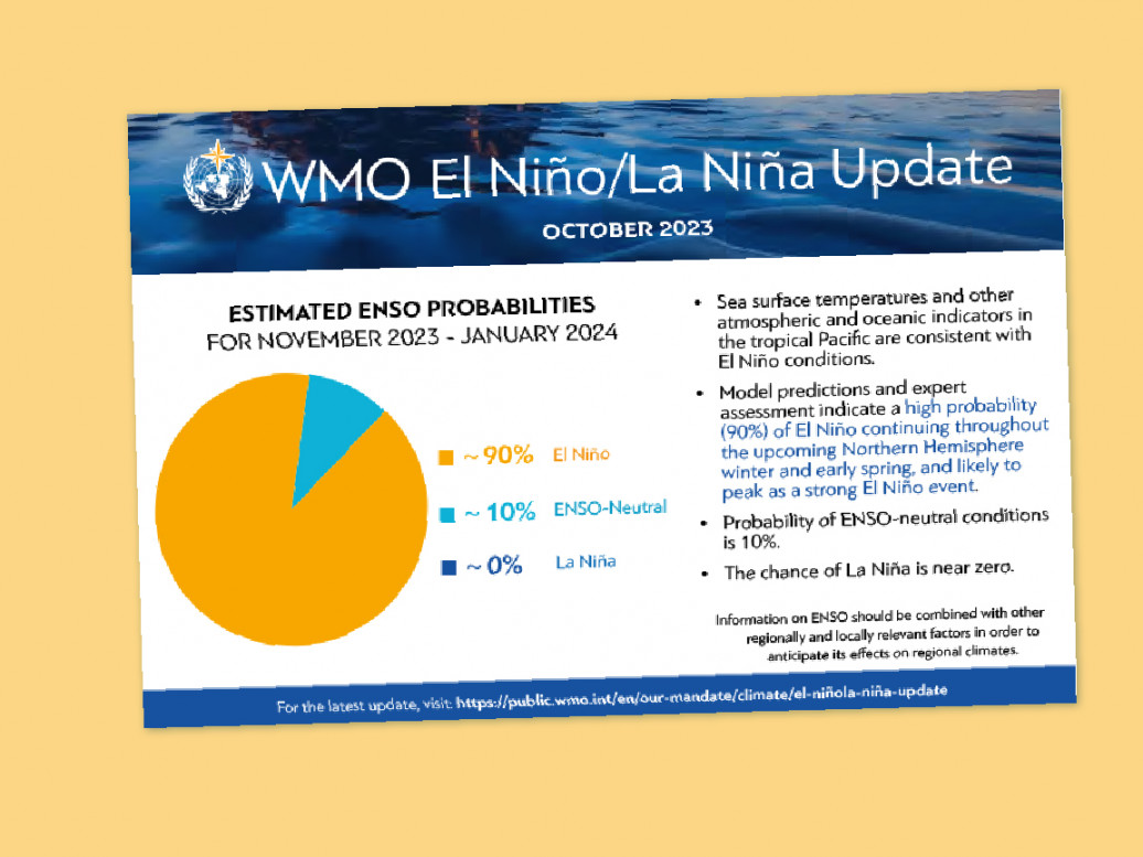WMO: El Niño expected to persist until April  at least – Red