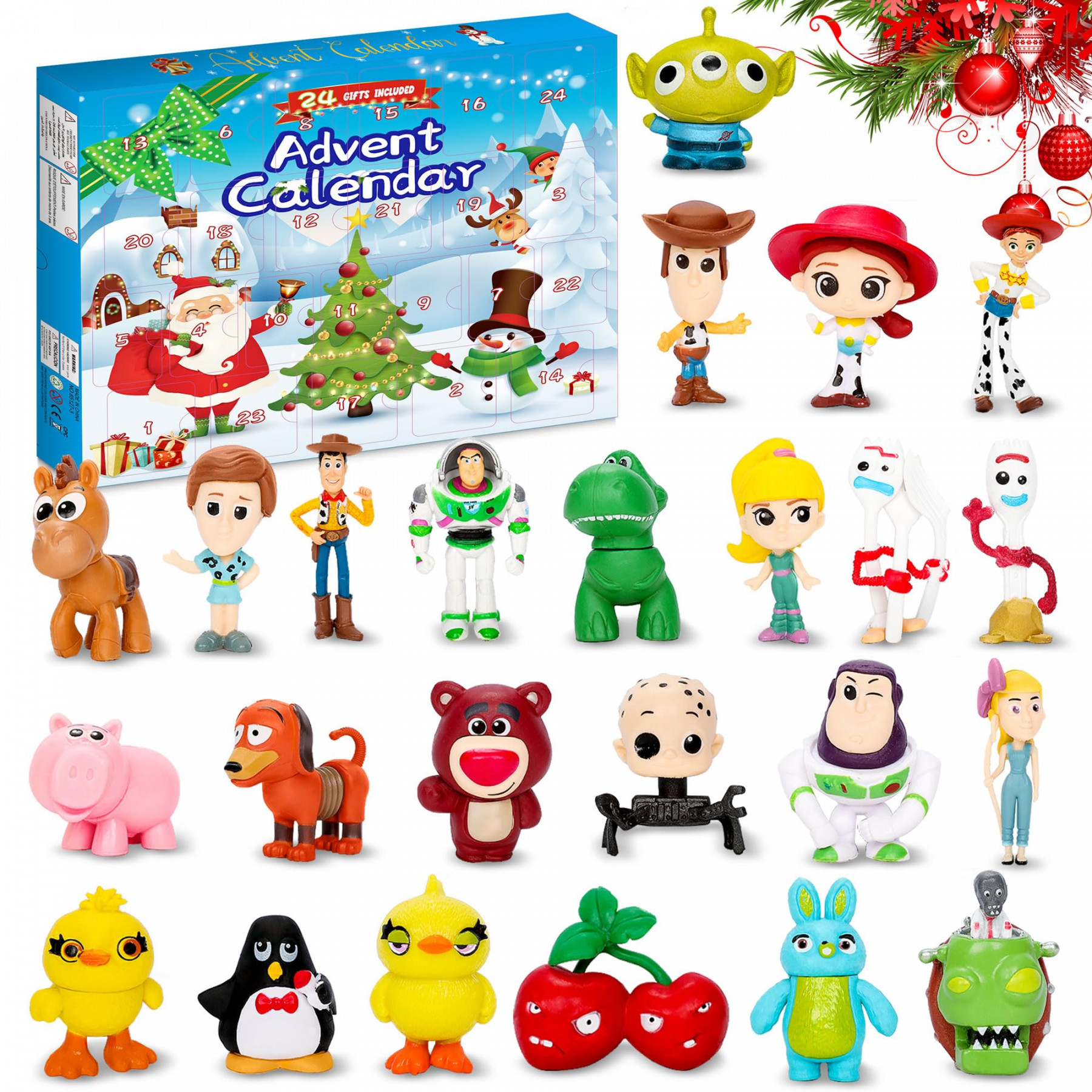 Advent Calendar  Christmas Gift Action Figure Toy,  Days Countdown  Calendars Anime Toys Ideal for Fans Kids Adults, Surprise Xmas Gifts,