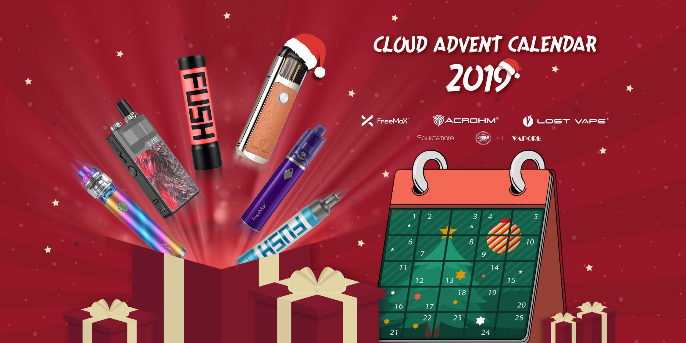 Cloud Advent Calendar-Big Giveaway - Lost Vape