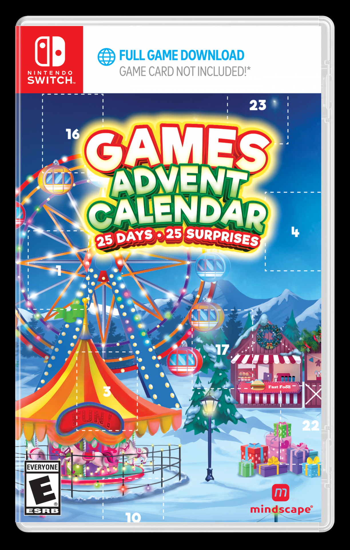 Games Advent Calendar -  Days -  Surprises - Nintendo Switch   Mindscape  GameStop