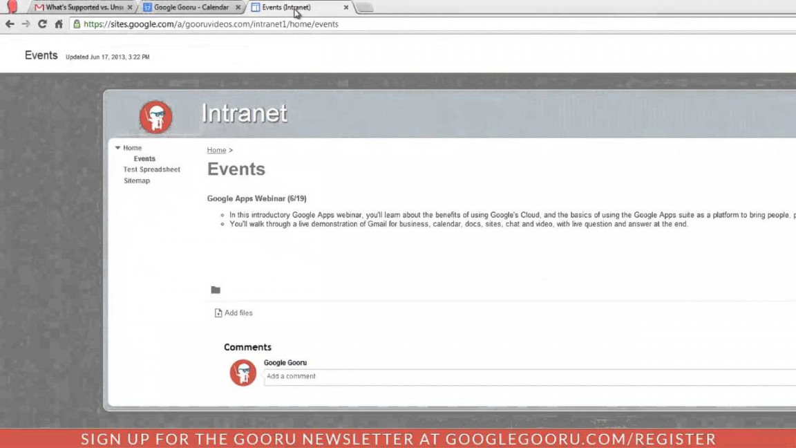 How to Publish a Google Calendar Event to your Website