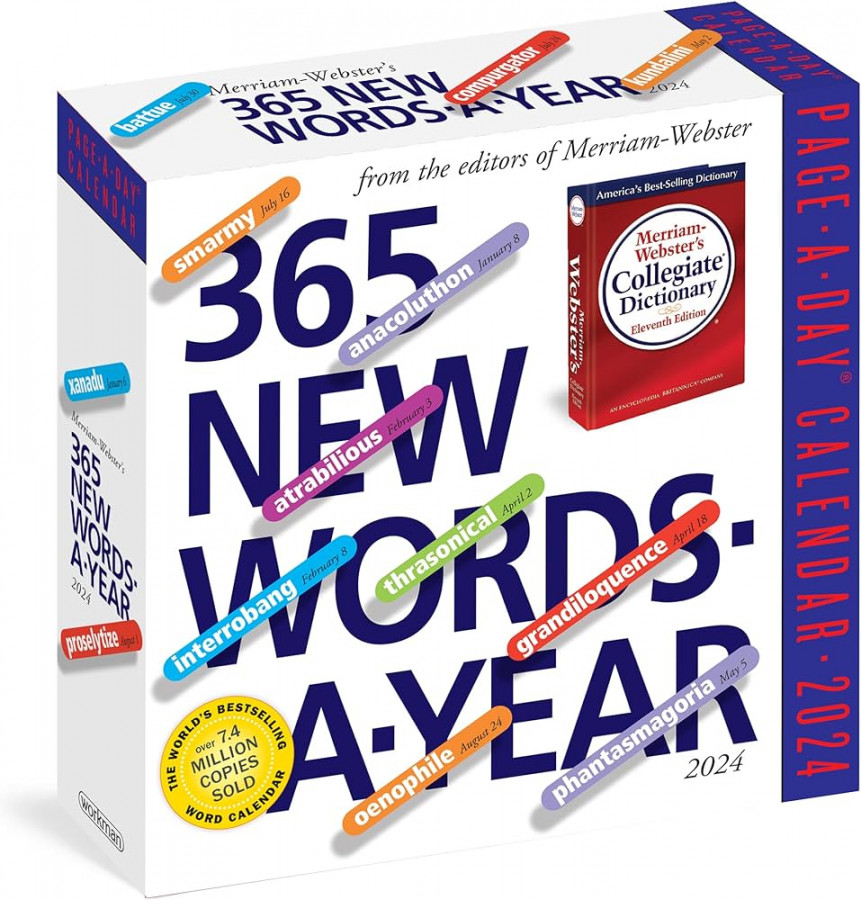 New Words-A-Year Page-A-Day Calendar : From the Editors of  Merriam-Webster