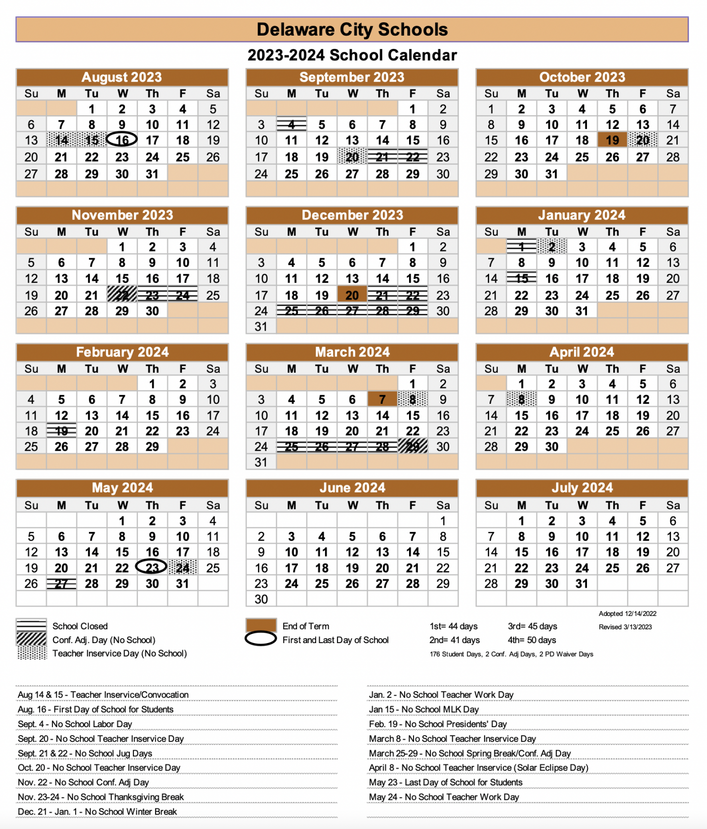 - School Calendar / - School Calendar