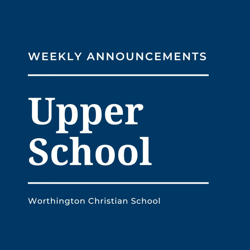 Upper School - Worthington Christian School