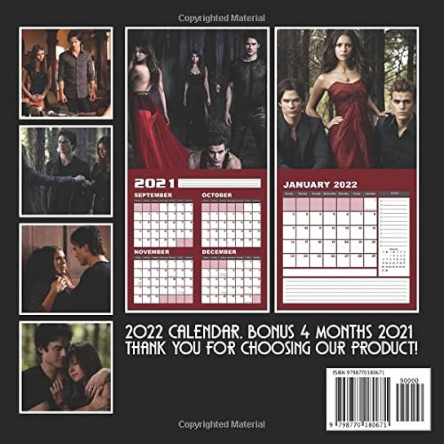 Vampire Diaries Calendar : January  - December