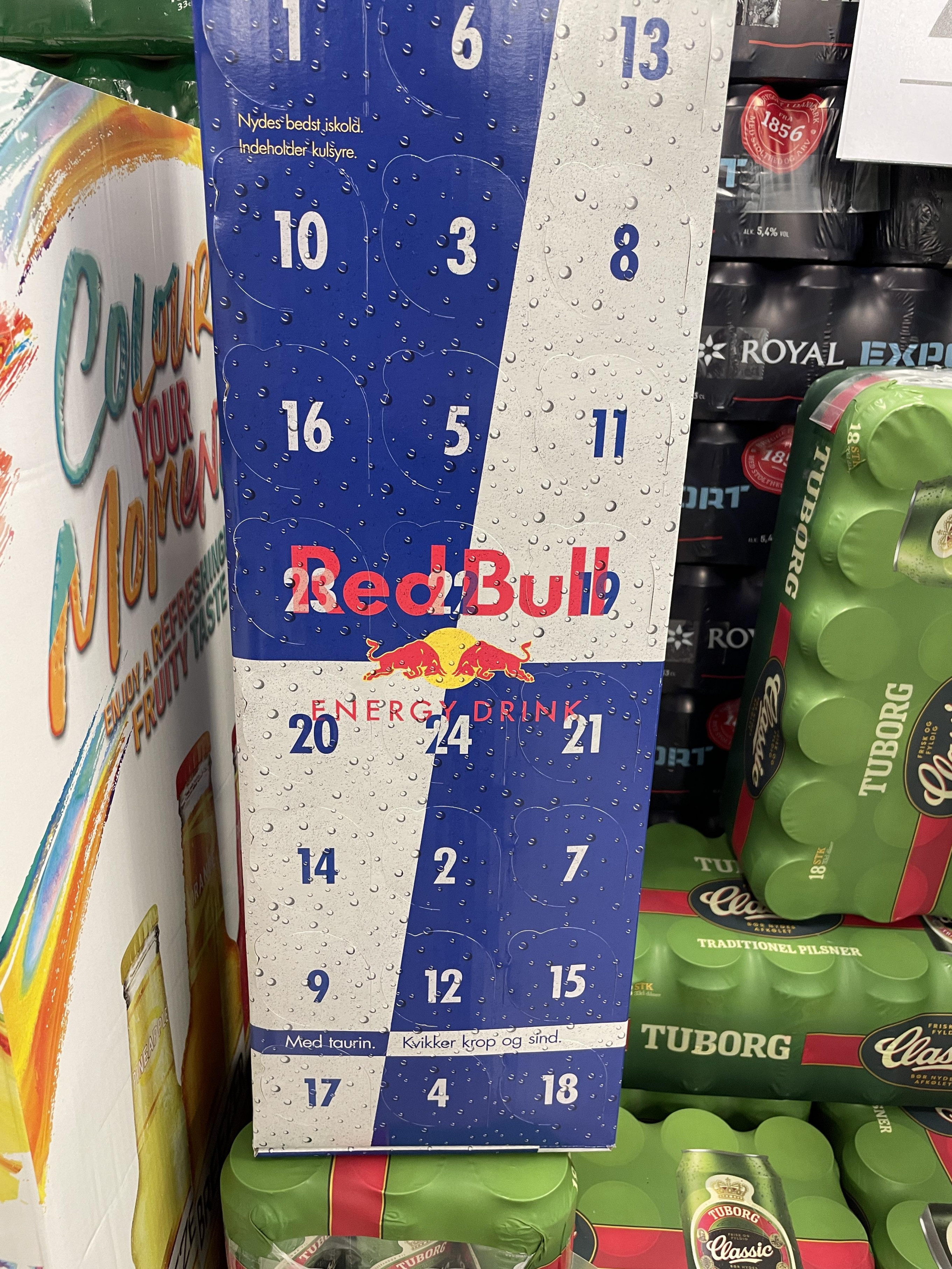Found this Red Bull Christmas calendar