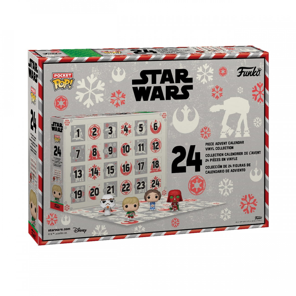 Funko Pop! Advent Calendar: Star Wars Holiday  -  Days W/ Pocket Pops  Figures