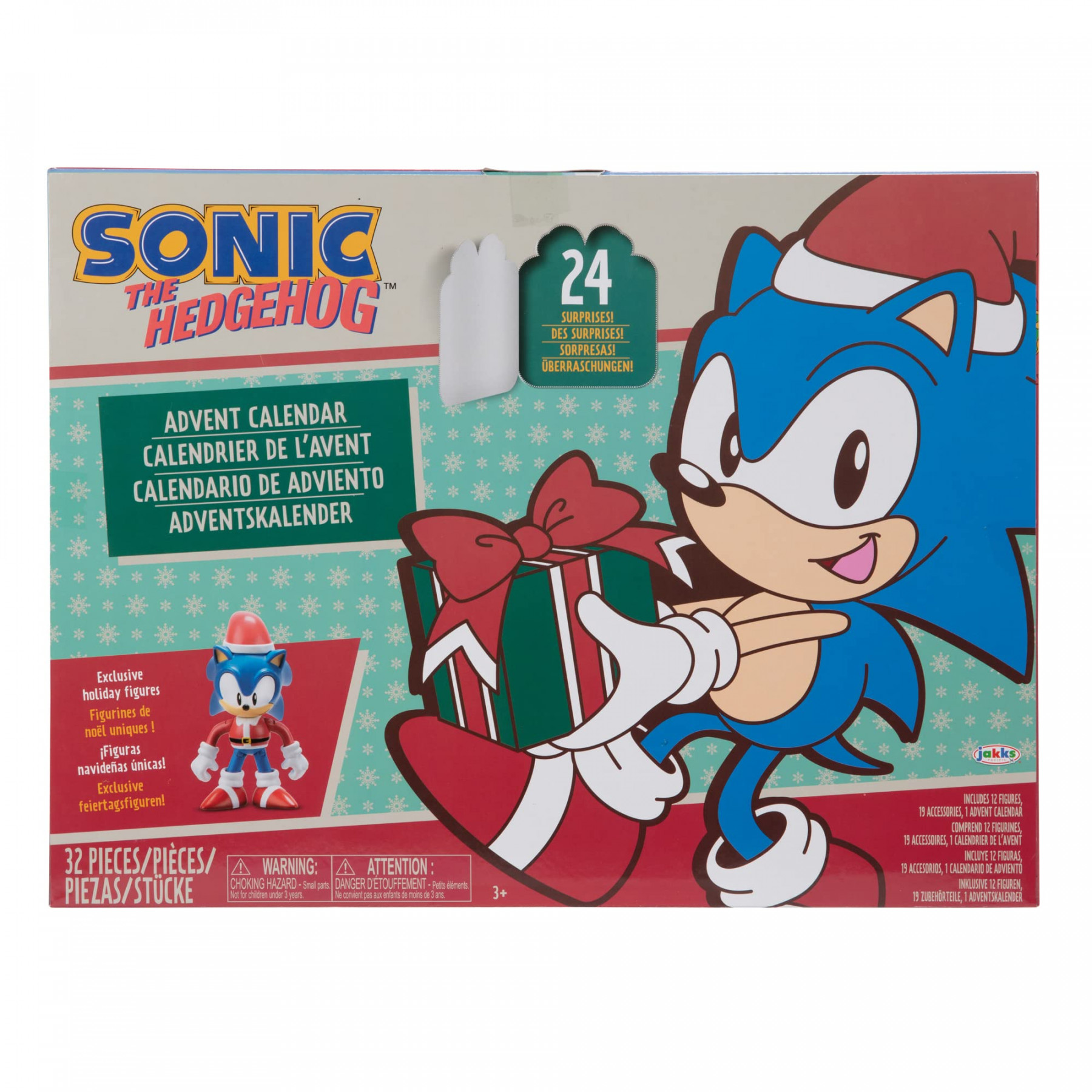 Sonic The Hedgehog Advent Calendar -  Surprises with Exclusive  Collectible
