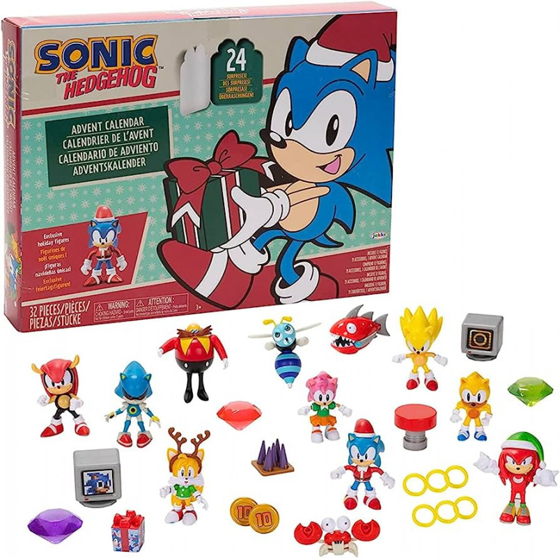 Sonic The Hedgehog Advent Calendar -  Surprises with Exclusive  Collectible