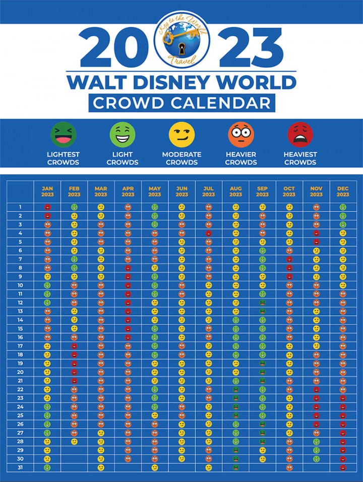 Crowd Calendars - Key To The World Travel