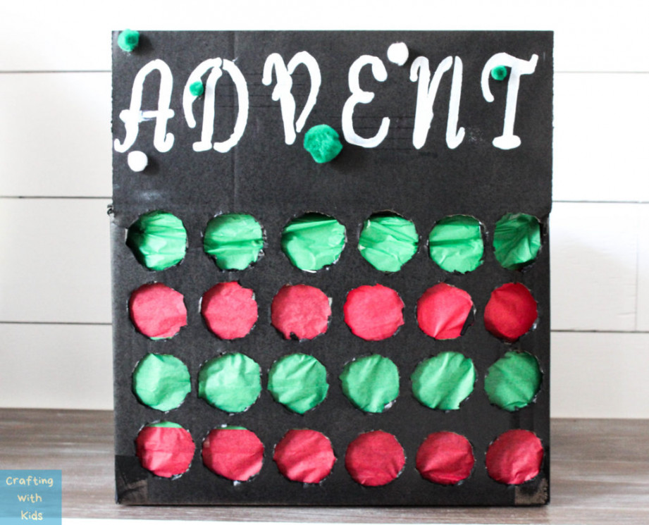 How to Make an Advent Calendar Surprise Punch Box that Kids Will Love