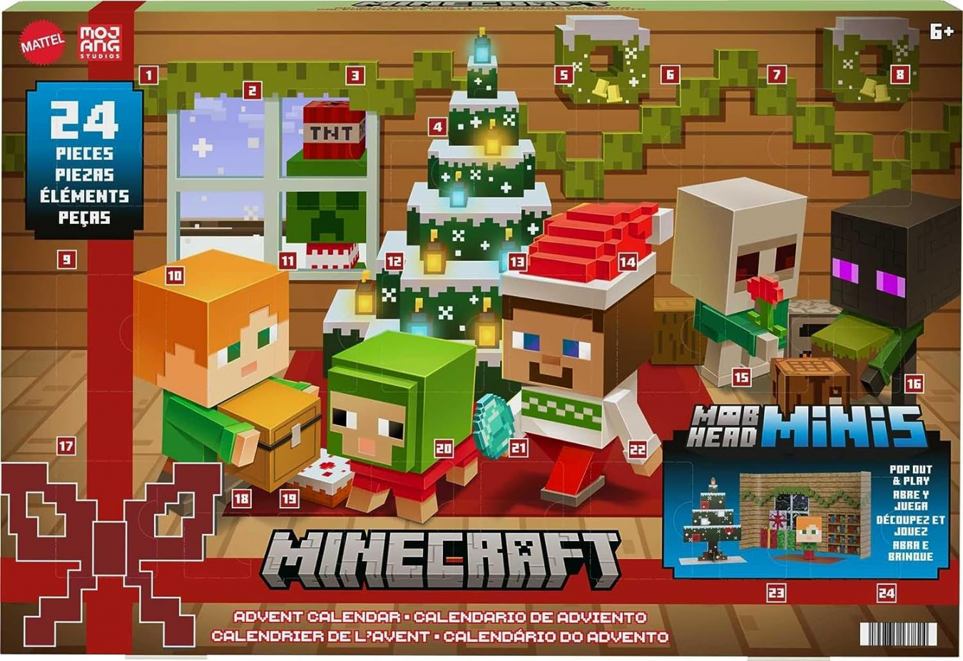 Minecraft  Advent Calendar: Featuring Mob Head Minis! - Hello