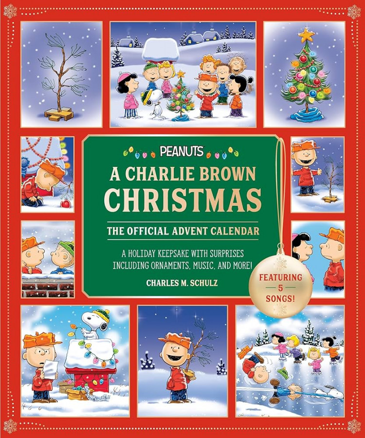 Peanuts: A Charlie Brown Christmas: The Official Advent Calendar (Featuring   Songs!): A Holiday Keepsake with Surprises including Ornaments, Music,