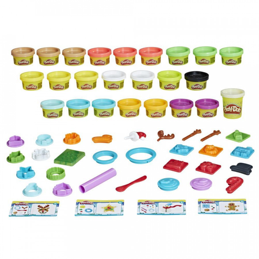Play-Doh Advent Calendar Toy for Kids  Years and Up with Over