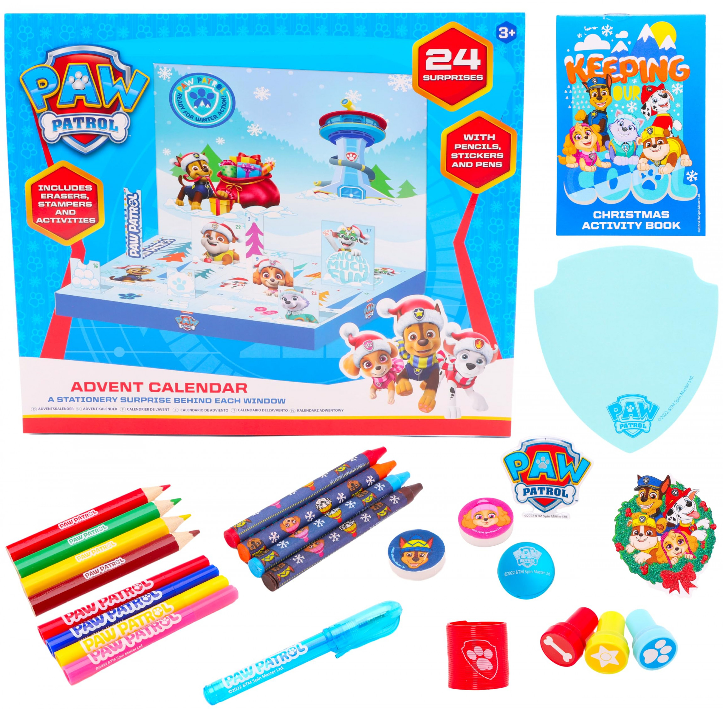 Toyland® Paw Patrol Christmas Advent Calendar -  Stationery Surprises  Included - Ages +