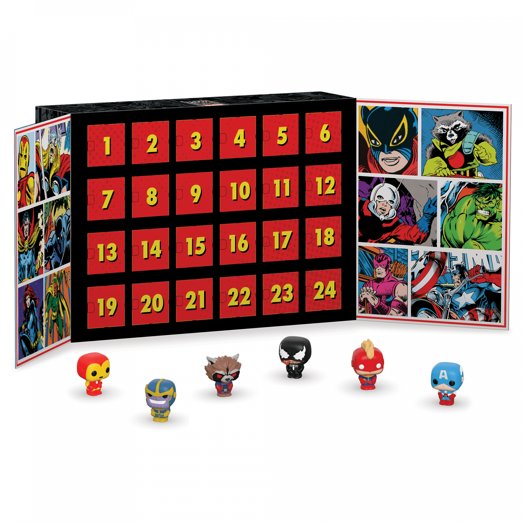 Advent Calendar: Marvel pc (Pkt POP)