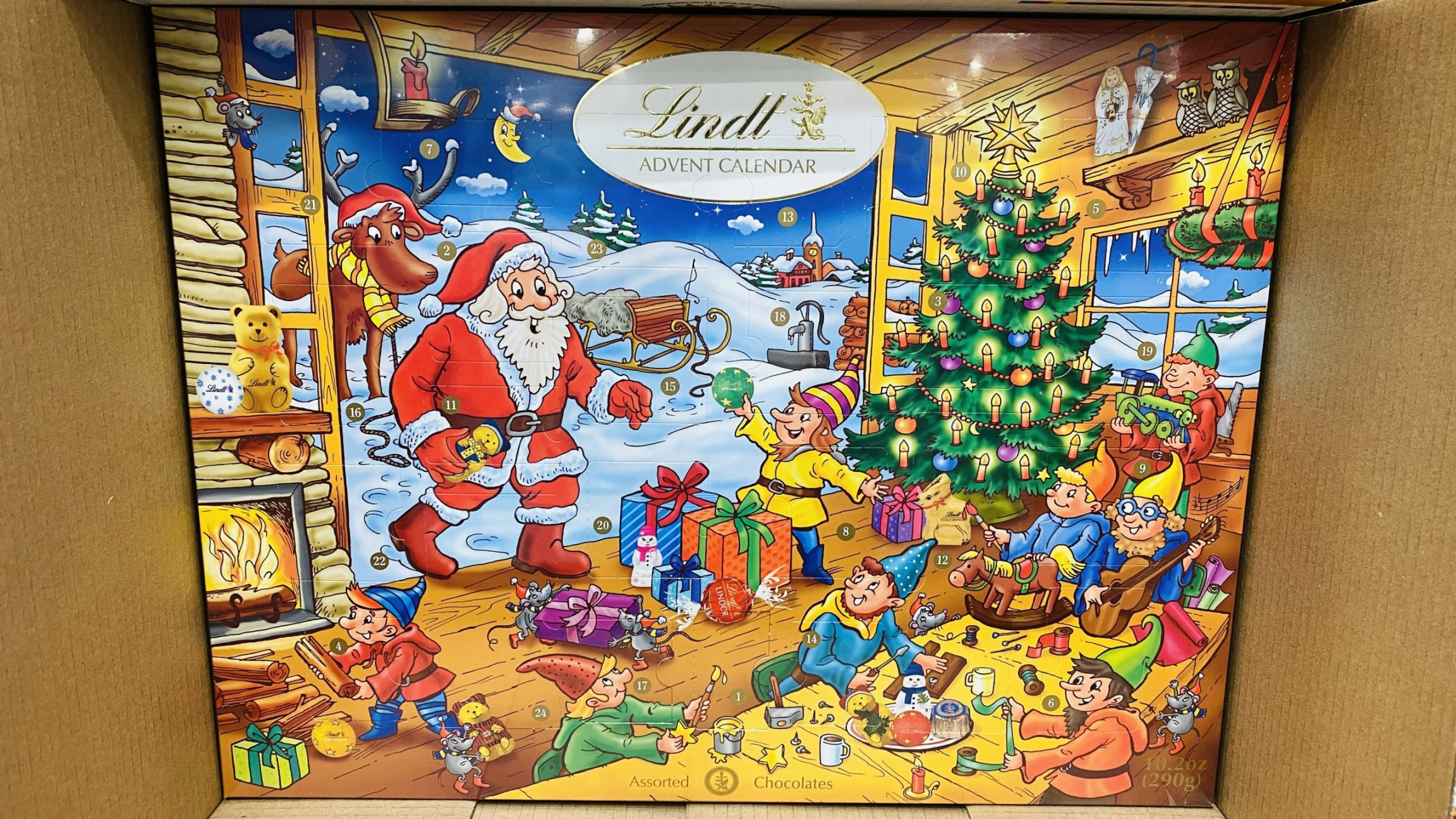 Costco Is Selling A Lindt Advent Calendar Filled With Assorted