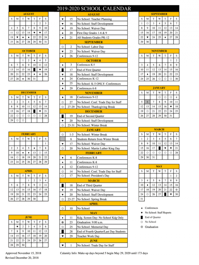 Fillable Online Calendar - Sidney City Schools Fax Email Print
